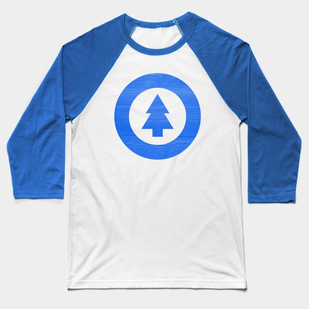 Gravity Falls Pine Baseball T-Shirt by StephenMakesStuff